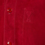 Ami Paris Ami de Cœur suede jacket
