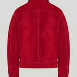 Ami Paris Ami de Cœur suede jacket