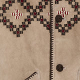 Baziszt Nelci embroidered shearling coat
