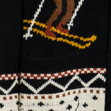 Baziszt Megeve jacquard cashmere cardigan