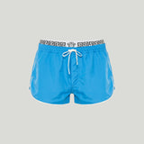 Versace Double-waistband swim shorts