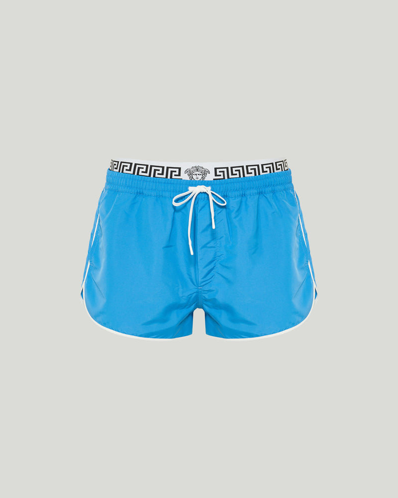 Versace Double-waistband swim shorts