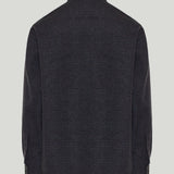 Loewe Leather-pocket wool and silk overshirt