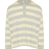 Ami Paris Striped cotton polo