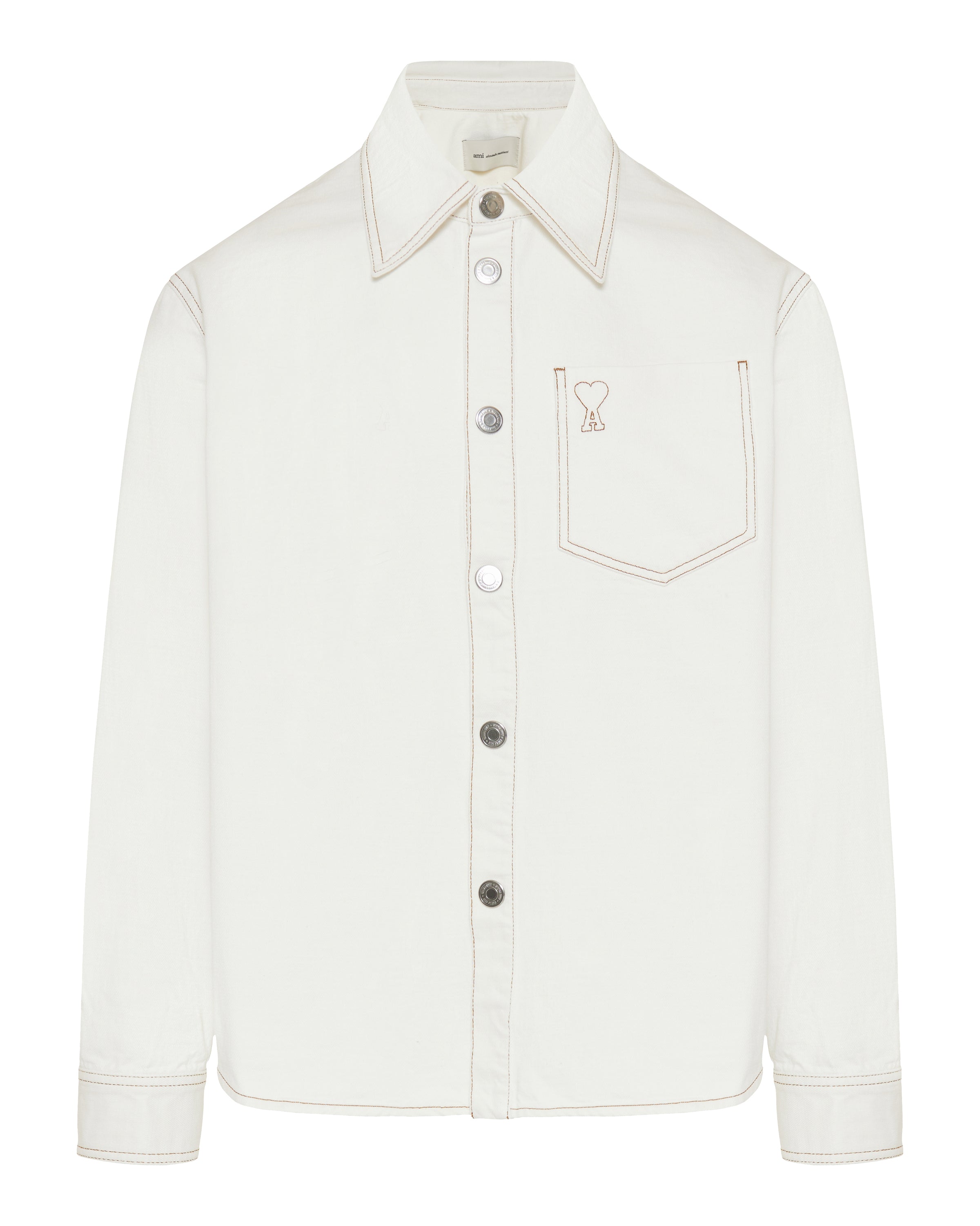 Ami Paris Cotton Ami de Coeur overshirt – Luisa World