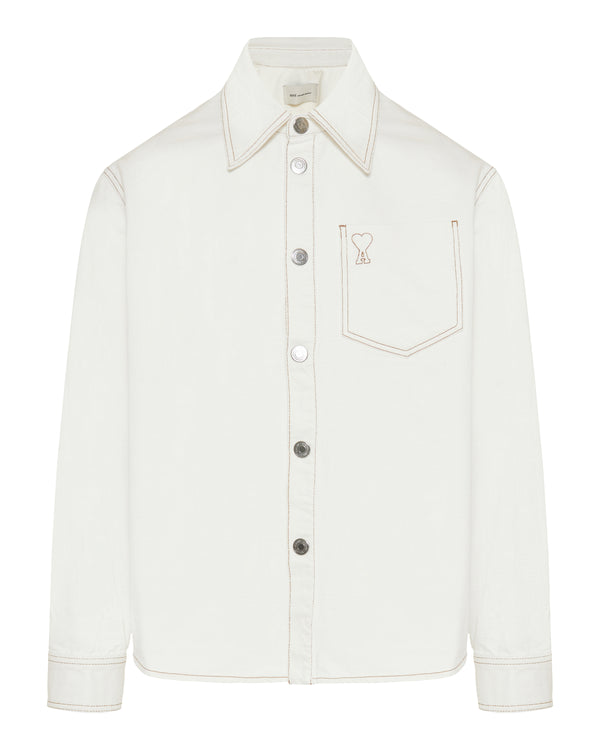 Ami Paris Cotton Ami de Coeur overshirt