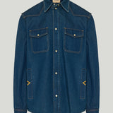 Valentino Garavani VGold denim Western shirt