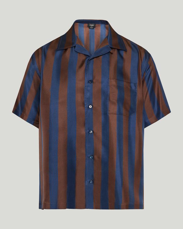Fendi Pequin silk shirt