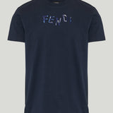 T-SHIRT SLIM L.J+EMBR.FENDI FENDI