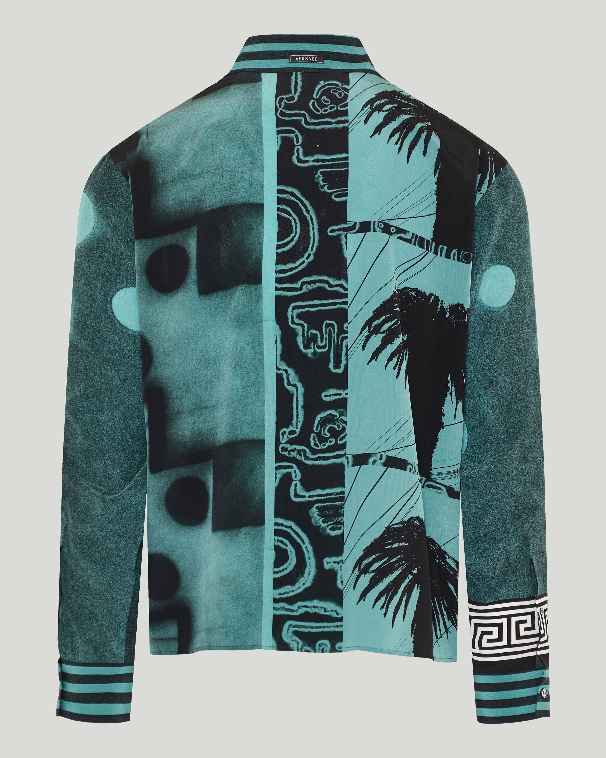 Versace Printed silk crepe de chine shirt – Luisa World