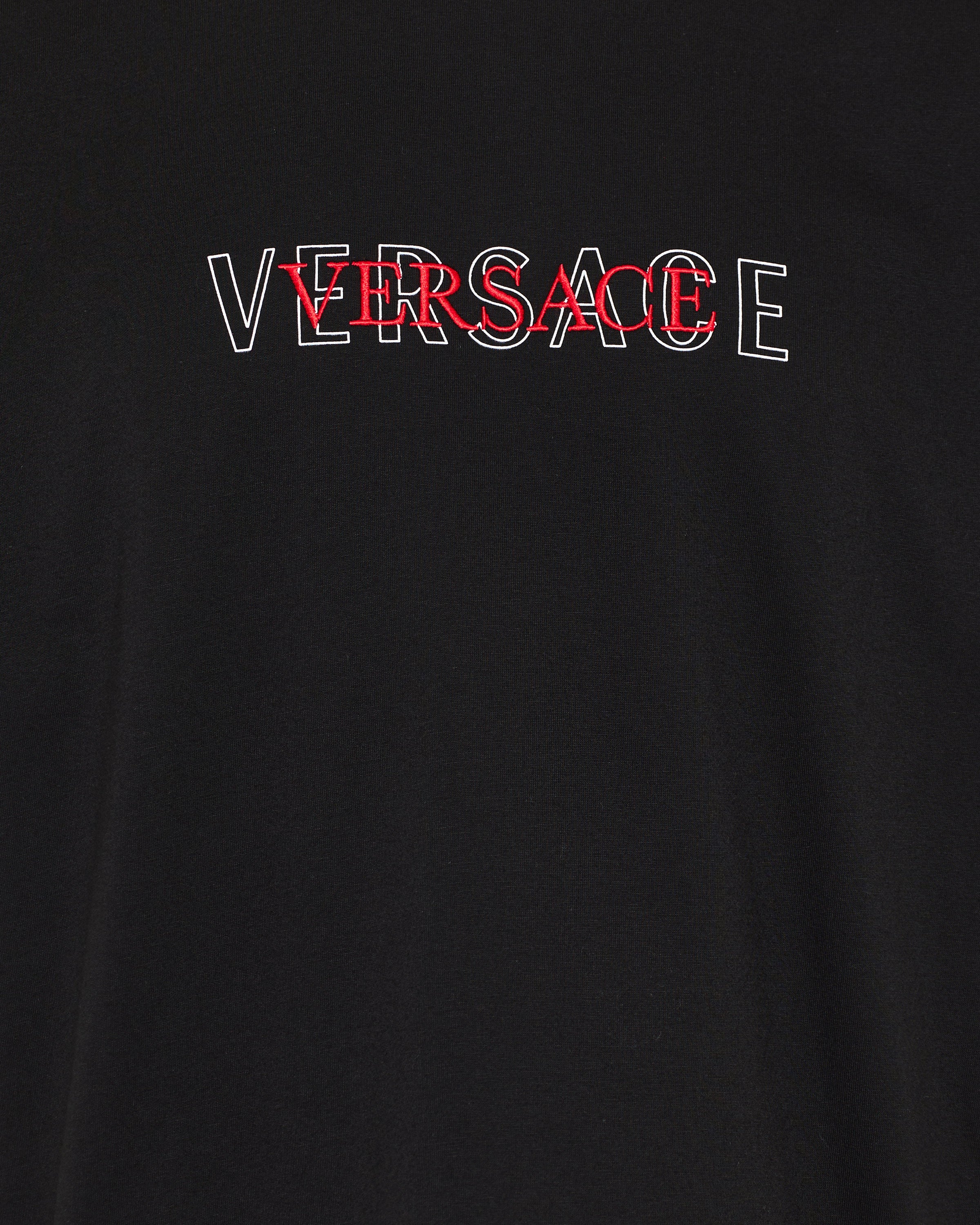 Versace Embroidered logo cotton jersey t-shirt – Luisa World