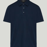 Brioni Contrast-collar cotton polo shirt