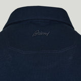 Brioni Contrast-collar cotton polo shirt