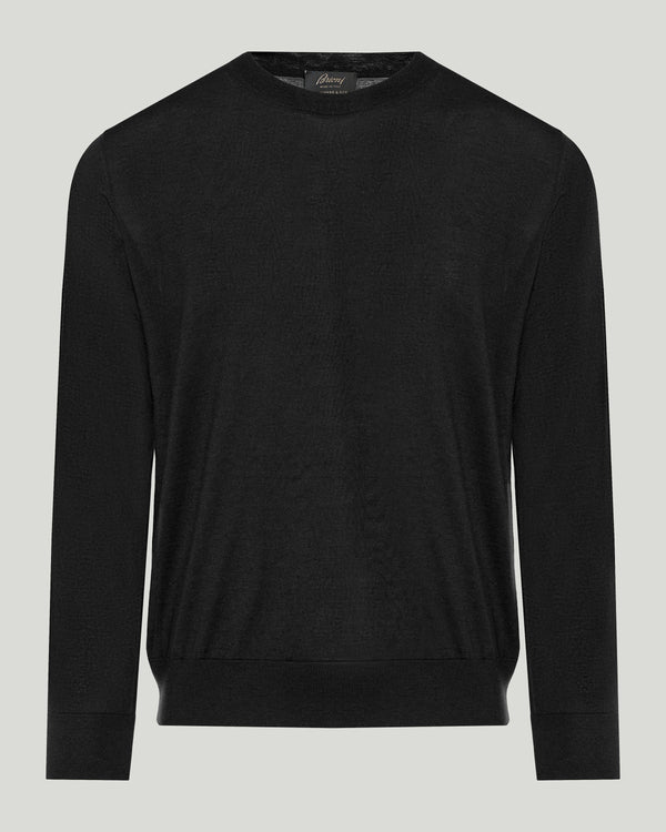 Brioni Crew-neck cashmere silk jumper