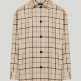 Brioni checked cotton overshirt