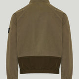 Stone Island Garment-dyed Panama cotton canvas bomber jacket