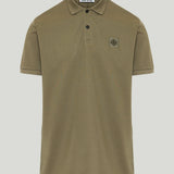 Stone Island Logo-patch short-sleeve polo shirt