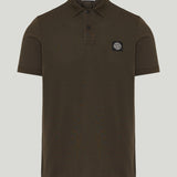 Stone Island Logo-patch polo shirt