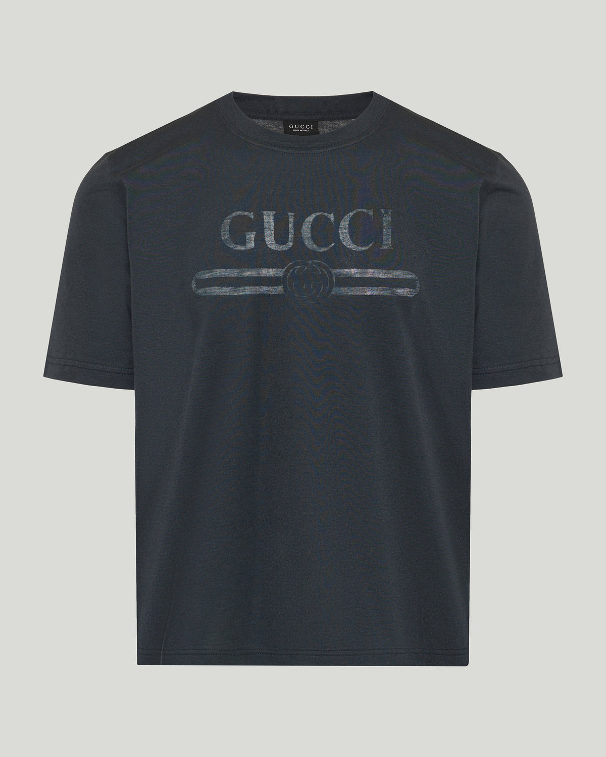Gucci Logo cotton t-shirt with devoré detail – Luisa World