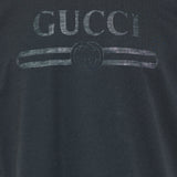 Gucci Logo cotton t-shirt with devoré detail