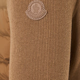 Moncler Quilted wool-cashmere cardigan