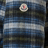 Moncler check wool shirt jacket