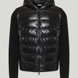 Moncler Logo Patch Knit Padded Jacket