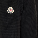Moncler Logo Patch Knit Padded Jacket