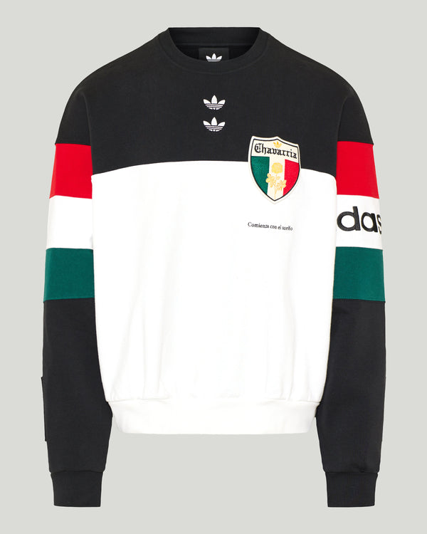 Adidas x Willy Chavarria Fleece crewneck sweatshirt