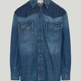 Maison Margiela Bicolor denim shirt
