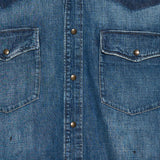 Maison Margiela Bicolor denim shirt