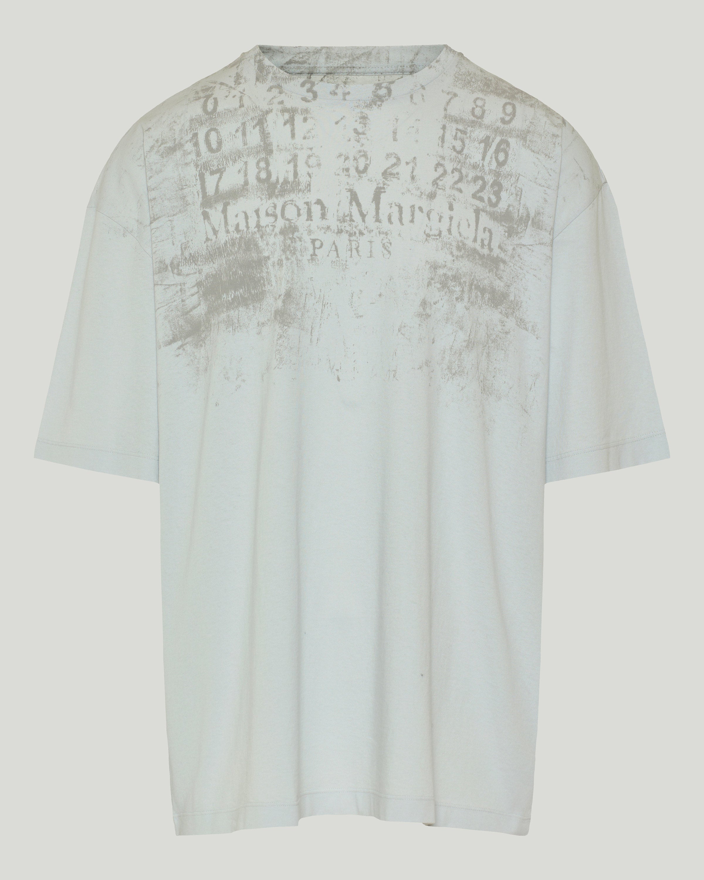 【Maison Margiela】グラフィックTシャツ 46 ホワイト イタリア Maison Margiela Numeric cotton t-shirt – Luisa World