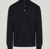 Zegna long-sleeve cotton polo shirt