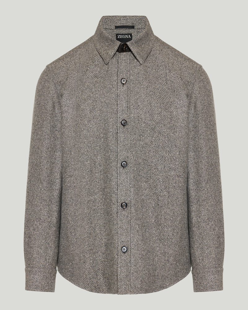 Zegna Cashmere and silk overshirt
