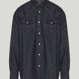 RRL Slim-fit denim Western shirt