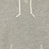 RRL Drawstring ribbed fleece hoodie