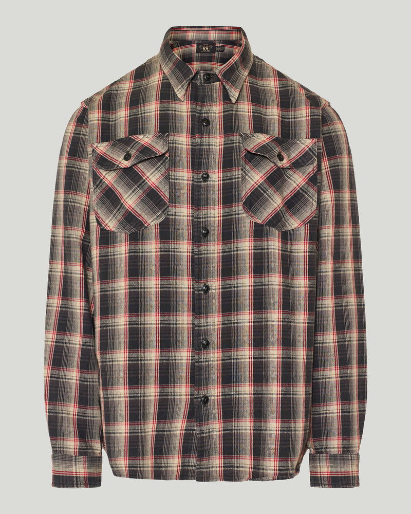 RRL Checked pocket shirt