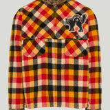 RRL checked wool shirt jacket