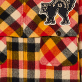 RRL checked wool shirt jacket