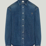 Saint Laurent Cassandre denim shirt