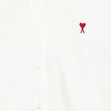 AMI Paris Ami de Coeur embroidered cotton shirt