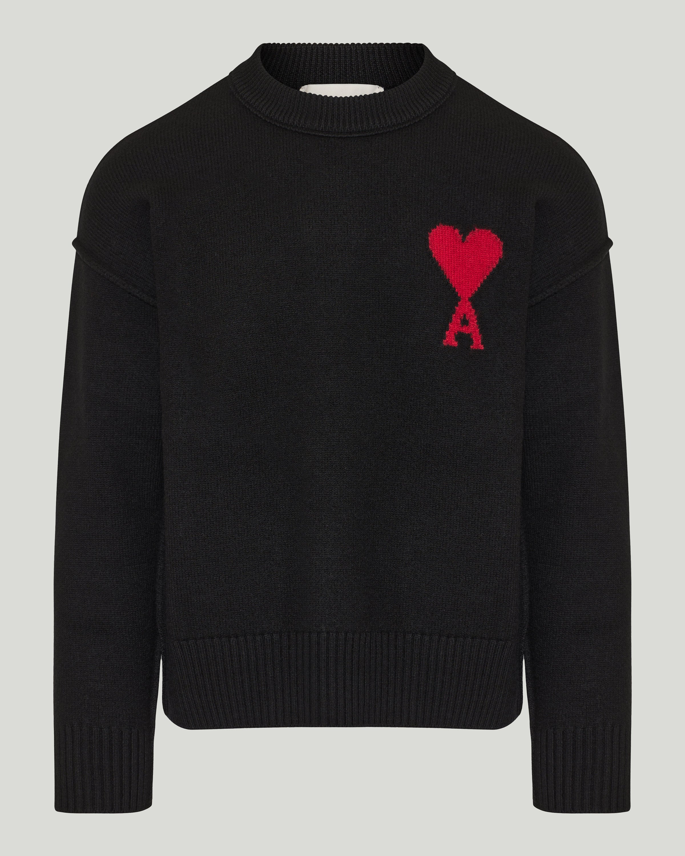 新品　AMI PARIS MERINOS WOOL SWEATER アミパリス Ami Paris Intarsia wool sweater – Luisa World
