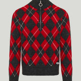 Ami Paris zipped-collar sweater