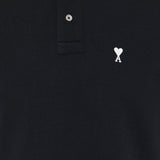 Ami Paris Ami de Coeur cotton polo shirt