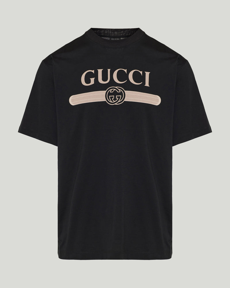 Gucci printed cotton jersey T-shirt