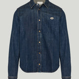 Ami Paris logo patch denim shirt