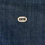 Ami Paris logo patch denim shirt