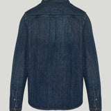 Ami Paris logo patch denim shirt