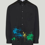 Comme des Garçons SHIRT printed cotton poplin shirt