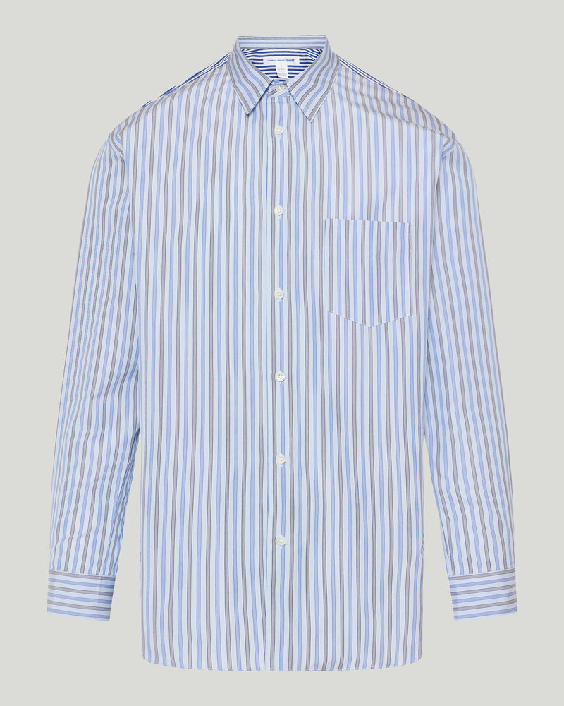 Comme des Garçons Shirt Striped cotton shirt